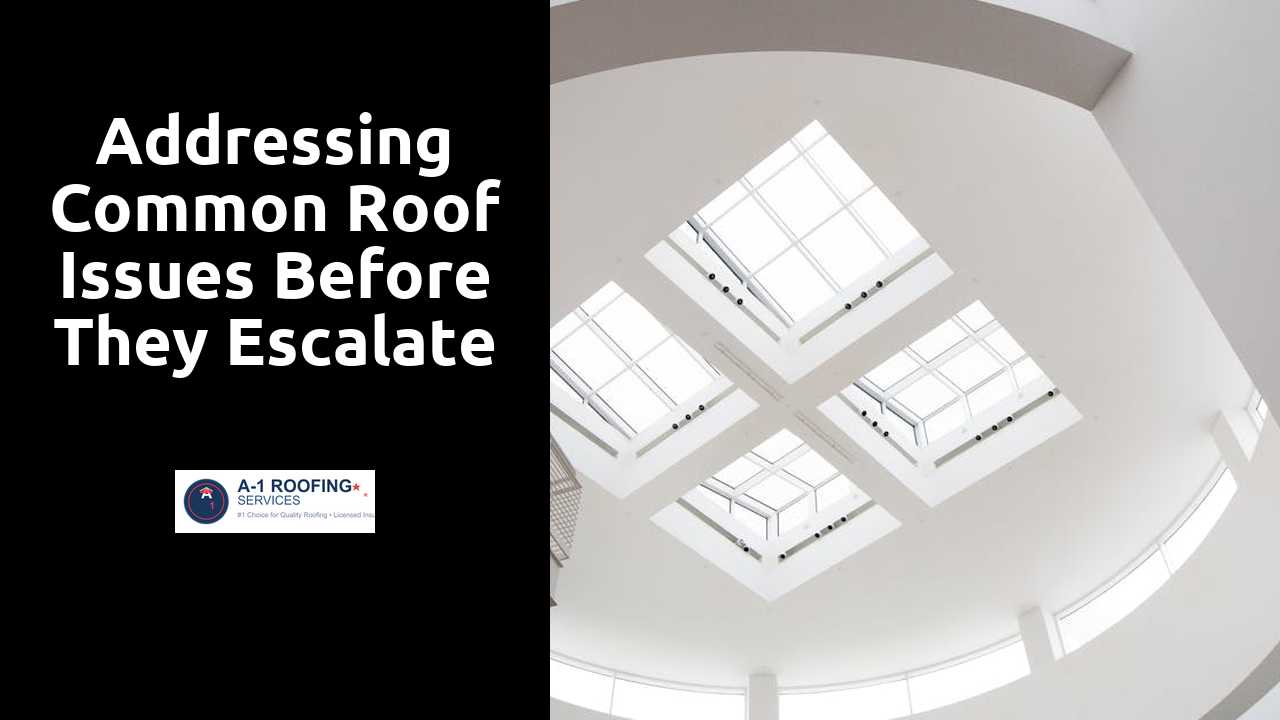 Addressing Common Roof Issues Before They Escalate