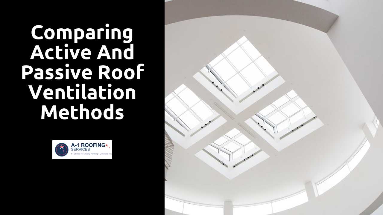 Comparing Active and Passive Roof Ventilation Methods