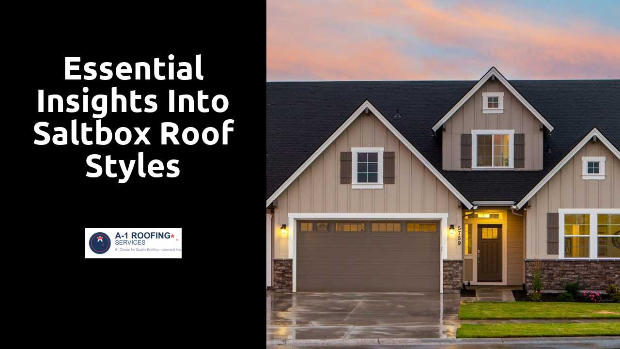 Essential Insights into Saltbox Roof Styles
