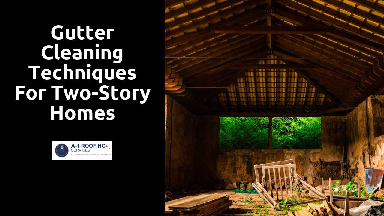 Gutter Cleaning Techniques for Two-Story Homes