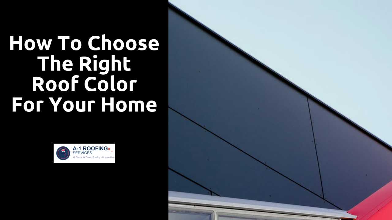How to Choose the Right Roof Color for Your Home