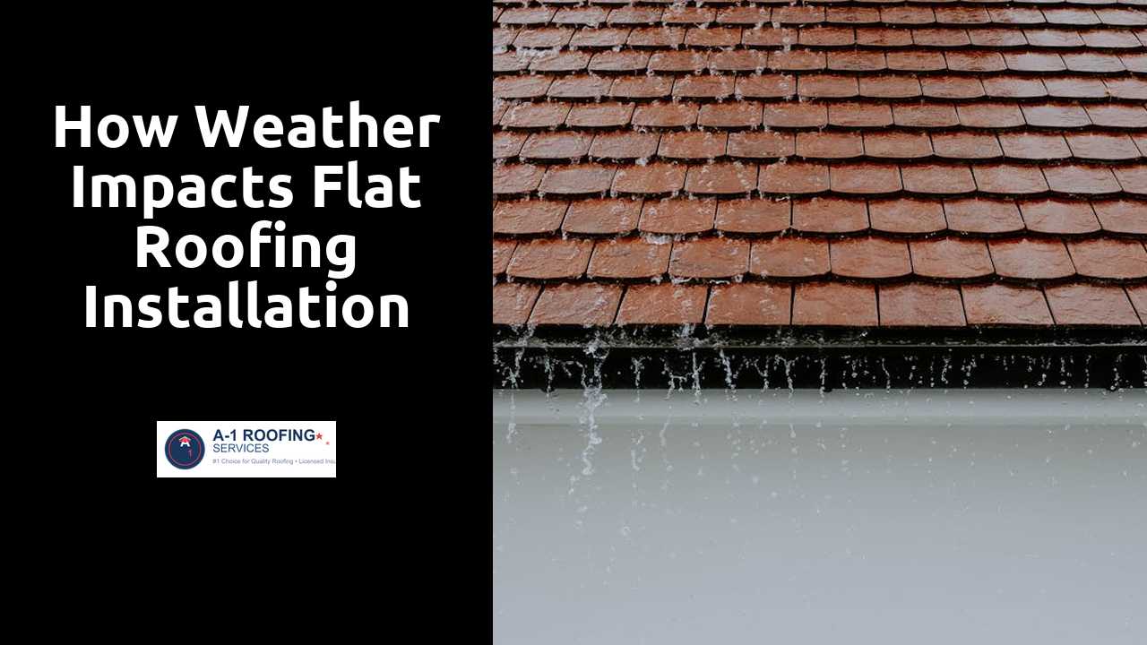 How Weather Impacts Flat Roofing Installation