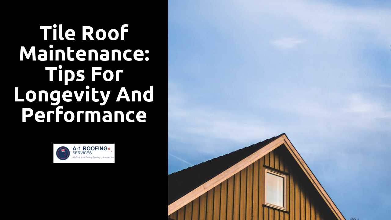 Tile Roof Maintenance: Tips for Longevity and Performance